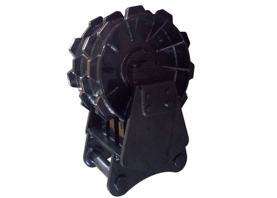 20 Ton Compaction Wheel Excavator Attachment que gerencie o material de Q345B