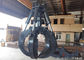 360 Degree Rotating Excavator Grab Attachment Five Cylinders Fingers Protective Gas Welding