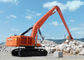 Construção da represa do mar de Boom Arm For da máquina escavadora do Zaxis 870 22M de Hitachi