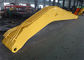 Cor amarela Q345B Q690D de Boom Stick Max Reach Cut Depth 16m da máquina escavadora de KOMATSU