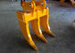 Multi finalidade material amarela de KOMATSU PC200 Recyling do pé da pata da cubeta três do estripador