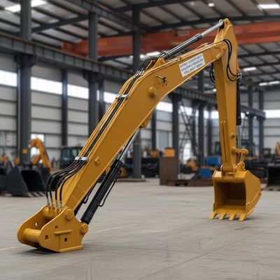 Braço de Extensão de Escavadeira Sem Contrapeso Comprimento Total 16000mm Equipamento de Construção Pesada Acessório
