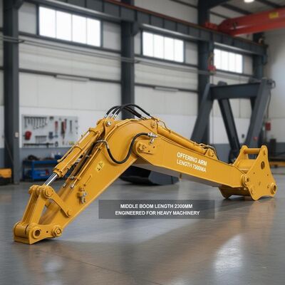 Braço de Escavadeira de Comprimento Médio 2300mm Oferecendo Braço de 7500mm Resistência ao Escoamento 345MPa Projetado para Maquinário Pesado