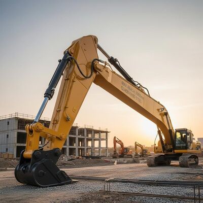 Altura Máxima de Alcance 16800mm Braço de Escavadeira Construído com Aço Q345B Q690D Oferecendo Desempenho em Projetos de Construção